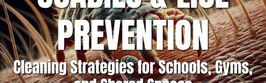 Scabies and Lice Prevention: Cleaning Strategies for Schools, Gyms, and Shared Spaces