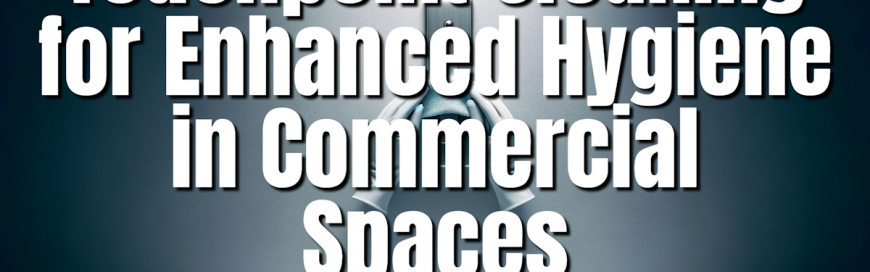 Touchpoint Cleaning for Enhanced Hygiene in Commercial Spaces