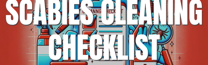 Scabies Cleaning Checklist [VIDEO]