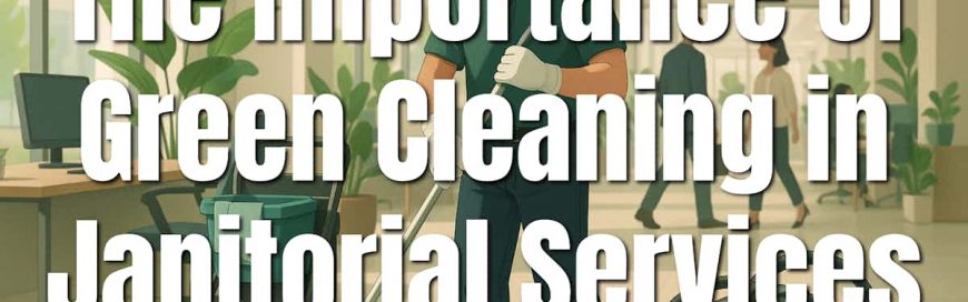 The Importance of Green Cleaning in Janitorial Services