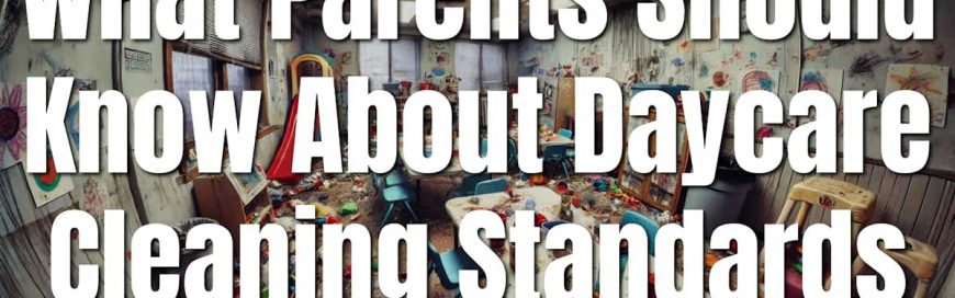 What Parents Should Know About Daycare Cleaning Standards