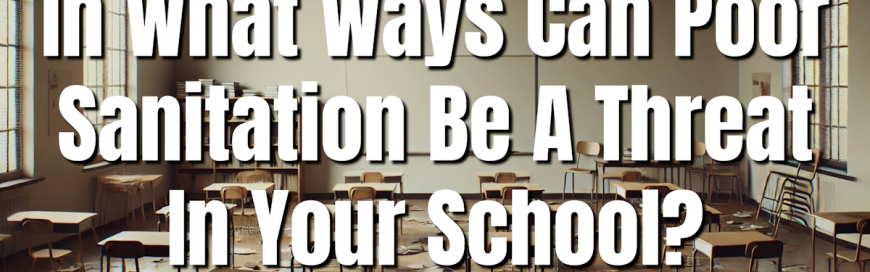 In What Ways Can Poor Sanitation Be A Threat In Your School? [VIDEO]
