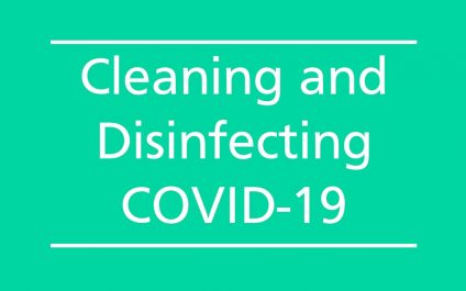 Cleaning and sanitizing COVID-19