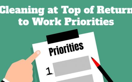 Cleaning at Top of Return to Work Priorities