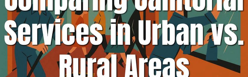 Comparing Janitorial Services in Urban vs. Rural Areas