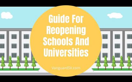 Guide For Reopening Schools And Universities