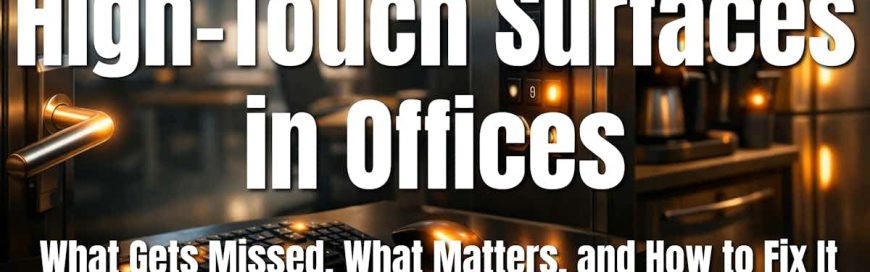 High-Touch Surfaces in Offices: What Gets Missed, What Matters, and How to Fix It