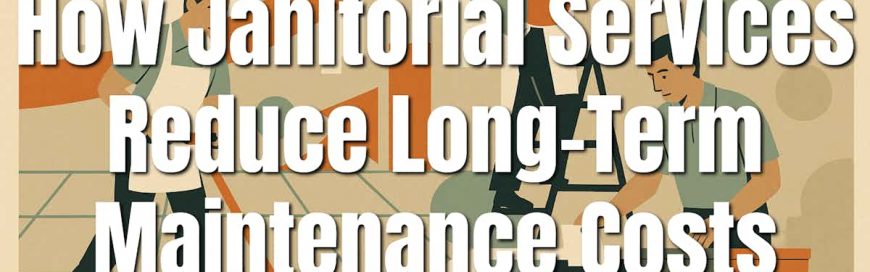 How Janitorial Services Reduce Long-Term Maintenance Costs