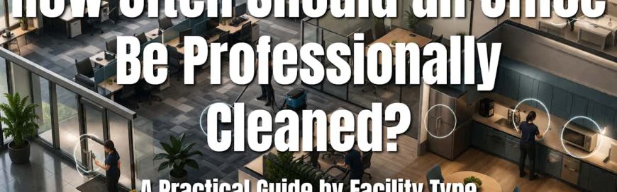 How Often Should an Office Be Professionally Cleaned? A Practical Guide by Facility Type