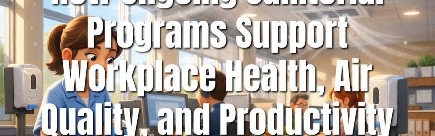 How Ongoing Janitorial Programs Support Workplace Health, Air Quality, and Productivity