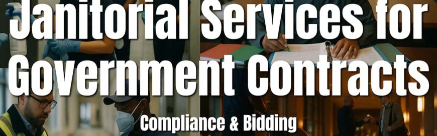 Janitorial Services for Government Contracts: Compliance & Bidding