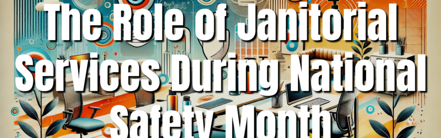 Office Hygiene and Safety: The Role of Janitorial Services During National Safety Month