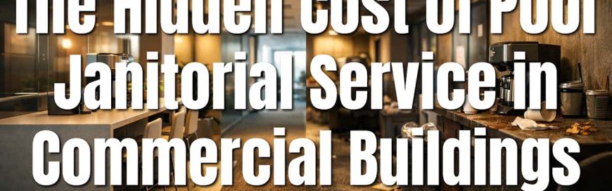 The Hidden Cost of Poor Janitorial Service in Commercial Buildings