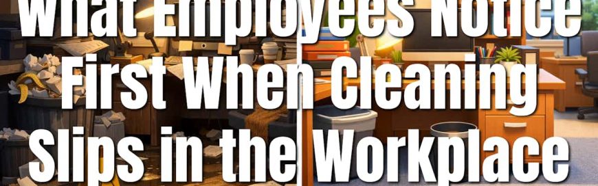 What Employees Notice First When Cleaning Slips in the Workplace