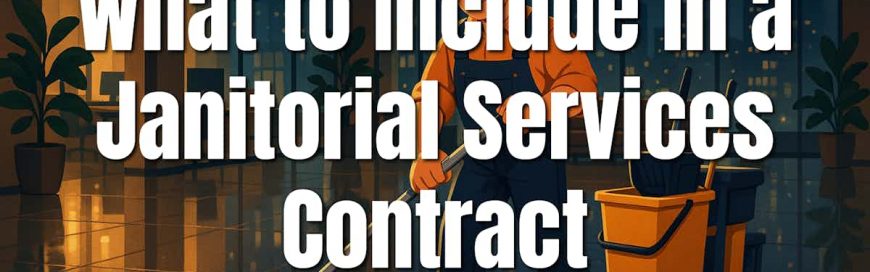 What to Include in a Janitorial Services Contract