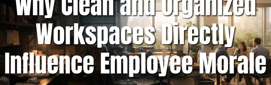Why Clean and Organized Workspaces Directly Influence Employee Morale