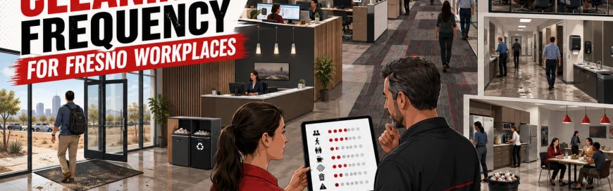 Office Cleaning Frequency for Fresno Workplaces