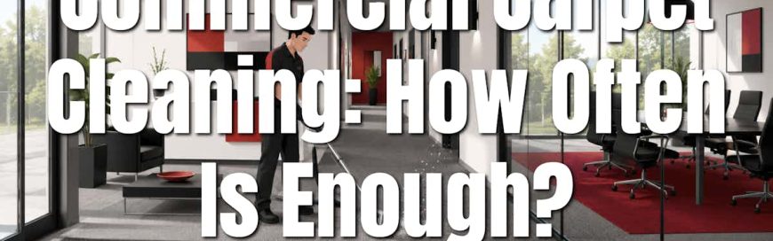 Commercial Carpet Cleaning: How Often Is Enough?