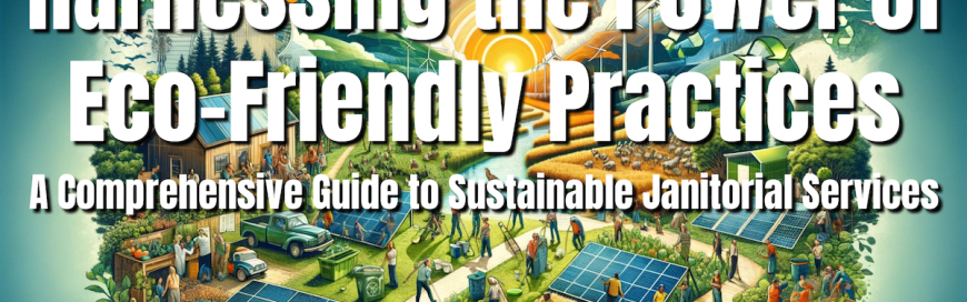Harnessing the Power of Eco-Friendly Practices: A Comprehensive Guide to Sustainable Janitorial Services