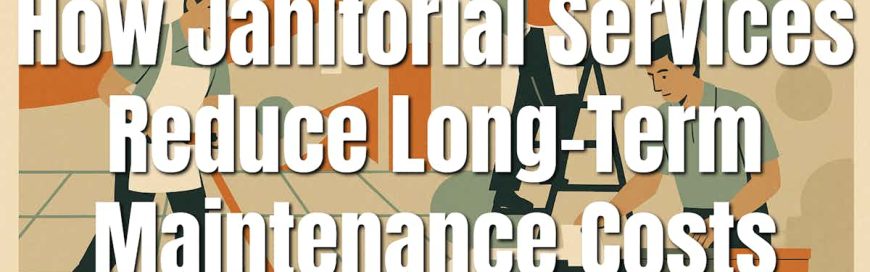 How Janitorial Services Reduce Long-Term Maintenance Costs