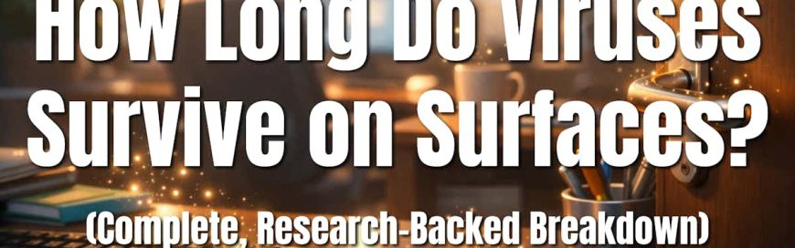 How Long Do Viruses Survive on Surfaces? (Complete, Research-Backed Breakdown)
