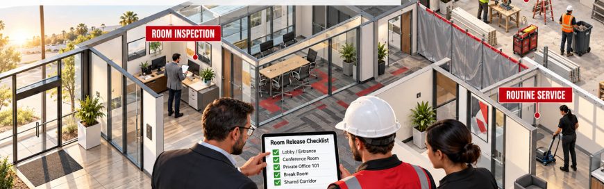 Office Renovation Cleaning: When Routine Janitorial Service Resumes