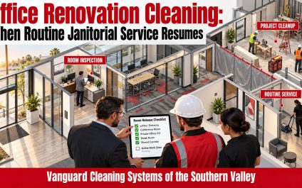 Office Renovation Cleaning: When Routine Janitorial Service Resumes