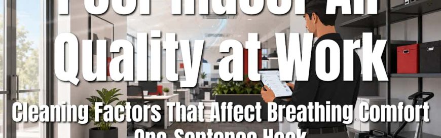 Poor Indoor Air Quality at Work: Cleaning Factors That Affect Breathing Comfort