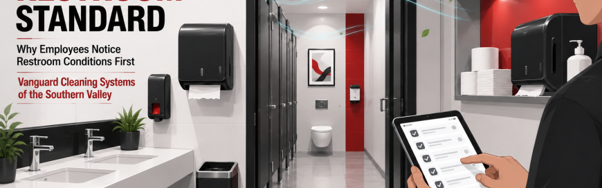 The Clean Restroom Standard: Why Employees Notice Restroom Conditions First