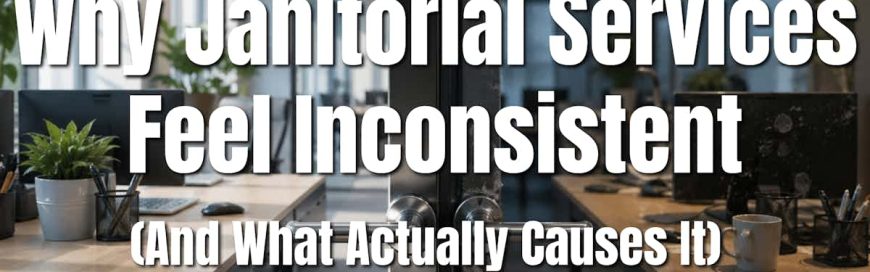 Why Janitorial Services Feel Inconsistent (And What Actually Causes It)