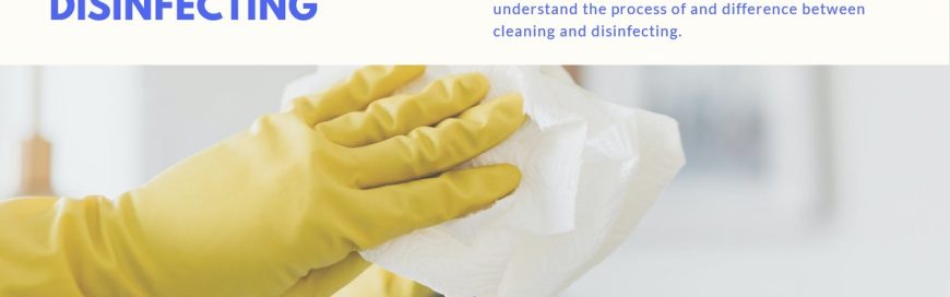 Clean Before sanitizing