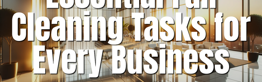 Essential Fall Cleaning Tasks for Every Business