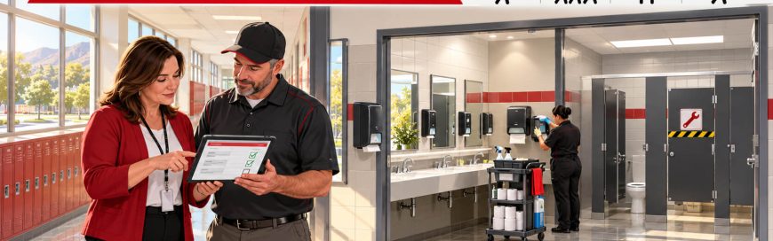 School Restroom Cleaning: Planning Checks Between Classes