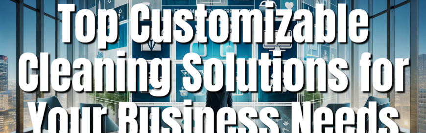 Tailored to Perfection: Top Customizable Cleaning Solutions for Your Business Needs