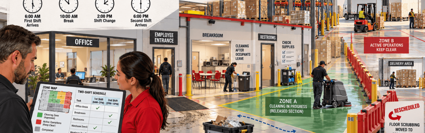 Warehouse Cleaning in Fresno: Planning Around Shift Changes