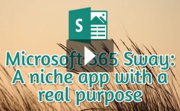 Microsoft 365 Sway: A niche app with a real purpose