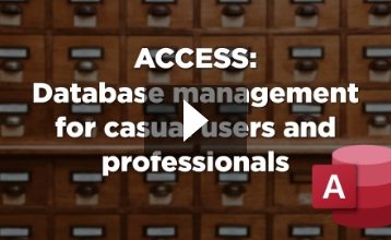 Access: Database management for casual users and professionals