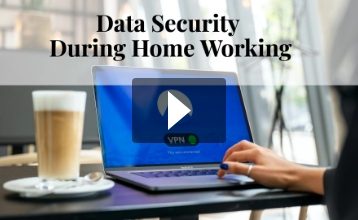 Data security during home working