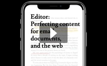 Editor:  Perfecting content for email, documents, and the web