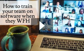 How to train your team on software when they work from home