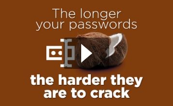 The longer your passwords, the harder they are to crack