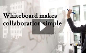 Whiteboard makes collaboration simple