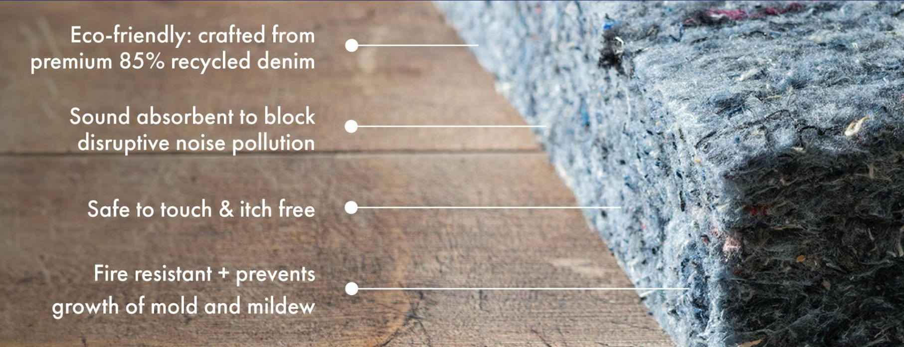 Acoustic Denim Insulation