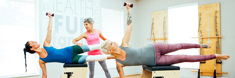 Reformer: Feet in Straps  Birmingham Pilates Studios