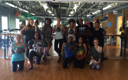 Danialle Karmanos’ WORK IT OUT volunteers come to EQ to WORK IT OUT!