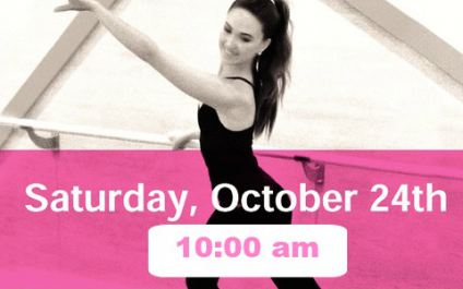 Plie for Pink with us October 24th!