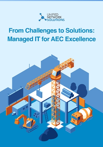 LD-UnifiedNetworkSolutions-From-Challenges-to-Solutions-Managed-IT-for-AEC-Excellence-eBook-Cover