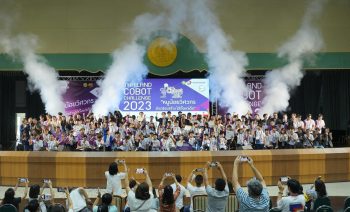 คุณไพบูลย์ พนัสบดี นายกสมาคมโปรแกรมเมอร์ไทย เข้าร่วมงานเปิดตัว Thailand Cobot Challenge 2023 ณ มหาวิทยาลัยเกษตรศาสตร์