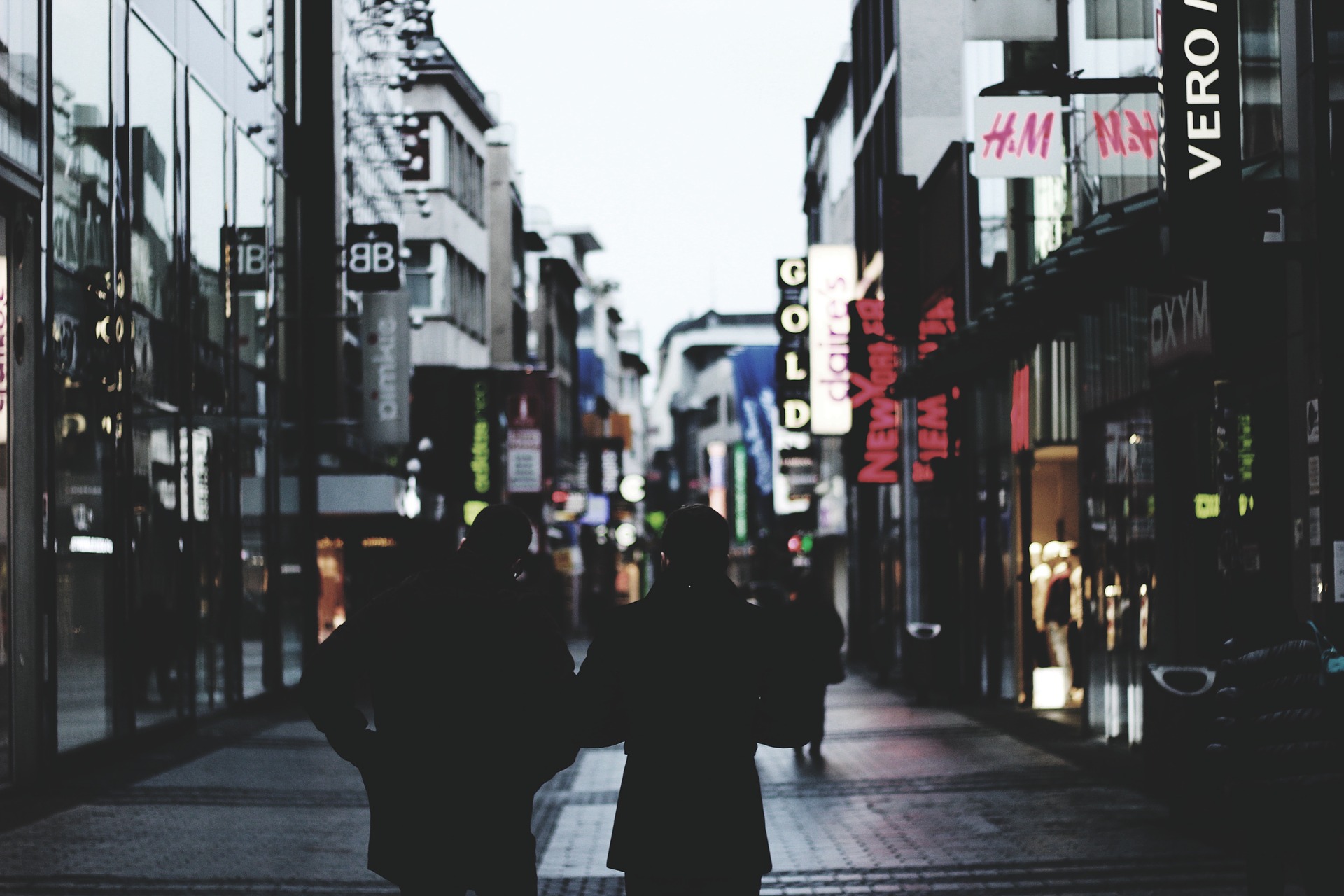 people out shopping in a retail space