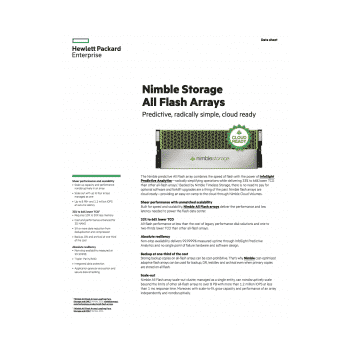 HPE Nimble Storage All-Flash Array